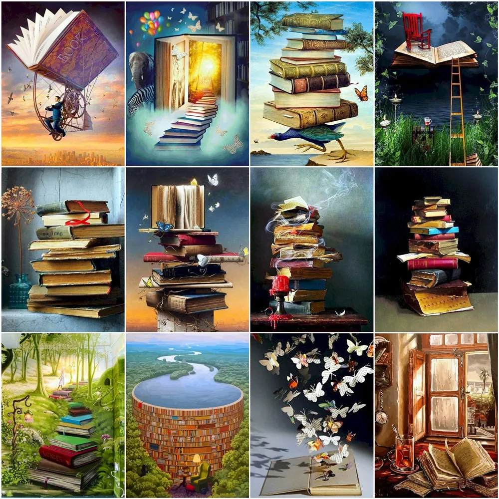 

Набор для рисования по номерам на холсте, с рамкой