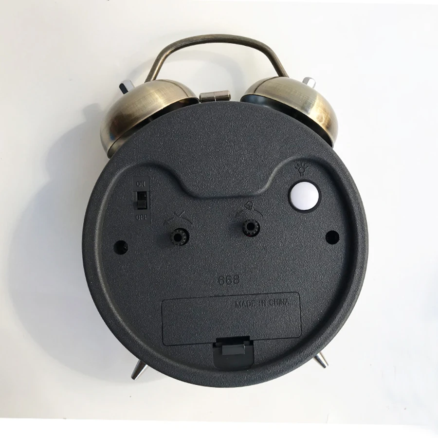 Часы-Будильник металлические в винтажном стиле | Дом и сад