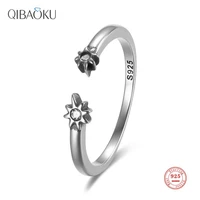 925 sterling silver opening ring for women starlight white zircon temperament rings trendy exquisite fine jewelry gift