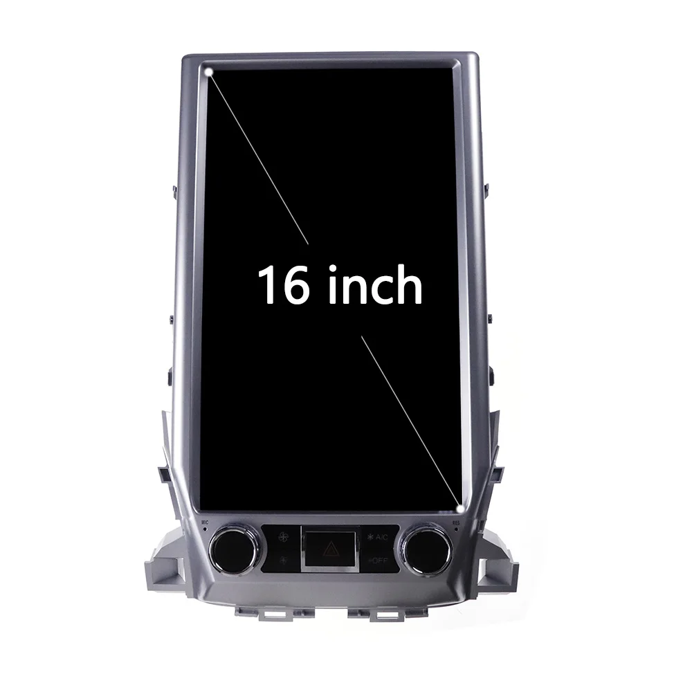 Автомагнитола в стиле Tesla для TOYOTA LAND CRUISER LC200 2016-2019 Android 9 0 GPS-навигация