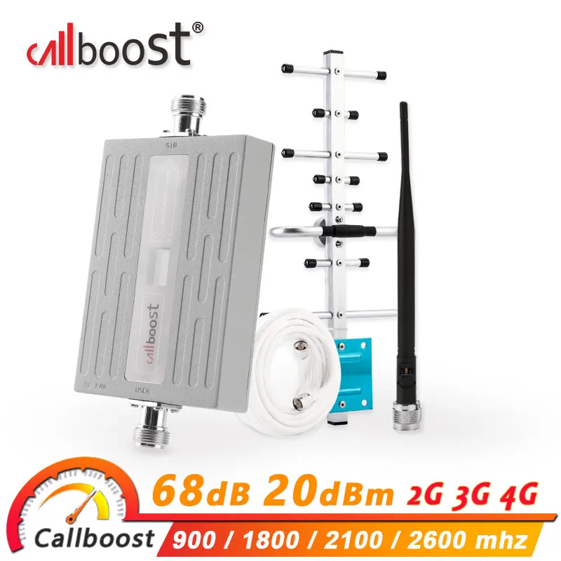Мобильный ретранслятор сигнала Callboost LTE 4G 1800 UMTS 2100 3G усилитель GSM 900 Усилитель