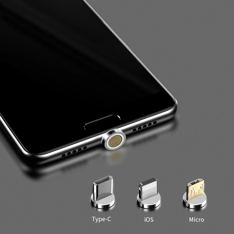

12th Round Magnetic Cable plug for iPhone Type C Micro USB C Plugs Fast Charging Adapter Phone Microusb Type-C Magnetic Plug