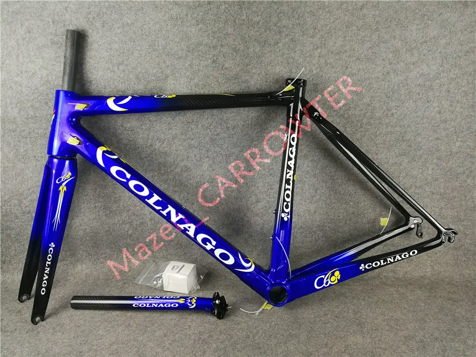 CARROWTER T1000 3K темно-синий-черный Colnago C60 карбоновая рама для дорожного велосипеда с BB386 XS/S/M/L/XL на выбор