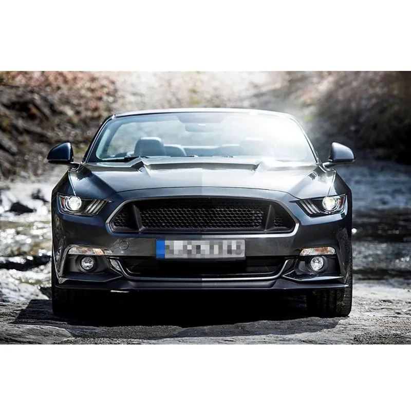 VLAND factory для автомобильных фар для MUSTANG, полный светодиодный фонарь на голову,,,, двухлучевые линзы, светодиодный фонарь дальнего и ближнего света