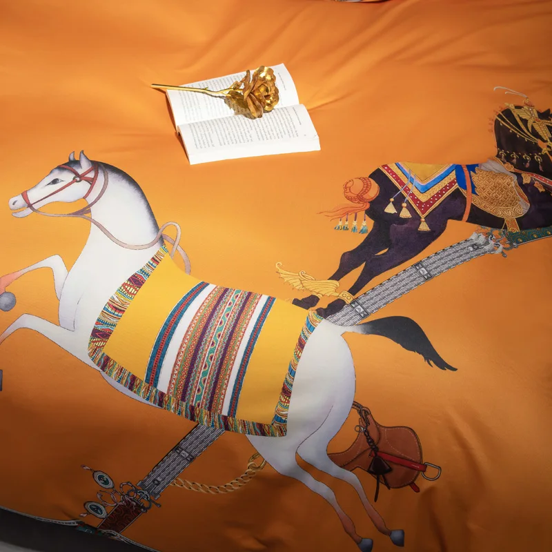 Дизайнерский комплект постельного белья в новом стиле с цифровым принтом