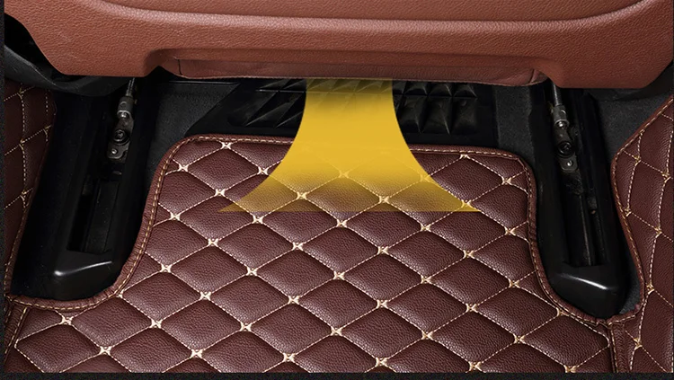 Пользовательские автомобильные коврики для Mercedes Benz W203 W204 W205 W201 W202 AMG C43 C63 C200 C220 водонепроницаемый кожаный Противоскользящий ковер