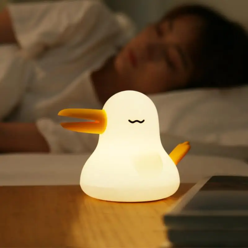 

Портативные перезаряжаемые ночные светильники Kiwi Bird для детей и девочек, милая фотовспышка с питанием от батареи и USB-зарядкой