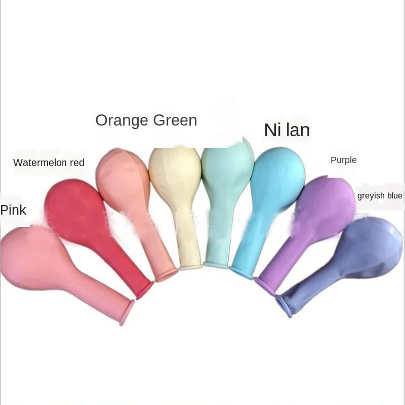 100 шт 12 дюймов многоцветные пастельные воздушные шарики в виде леденцов