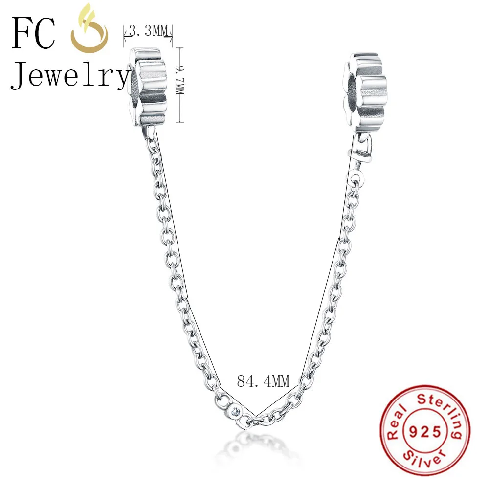 Шарм-браслет из серебра 925 пробы с фианитами 2018 | Украшения и аксессуары