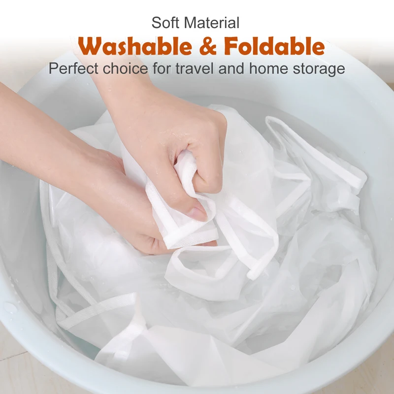 

Heavy Duty Garment Suit Bag for Storage 5 Pack Dust-Proof & Washable, Lightweight Garment Cover for Closet Organizer and Travel