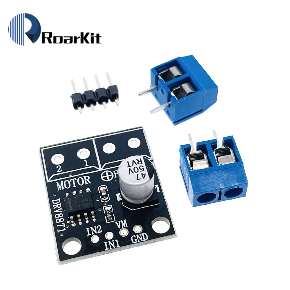 DRV8871 H-Bridge щеточная плата прерывателя двигателя постоянного тока для Arduino PWM Control