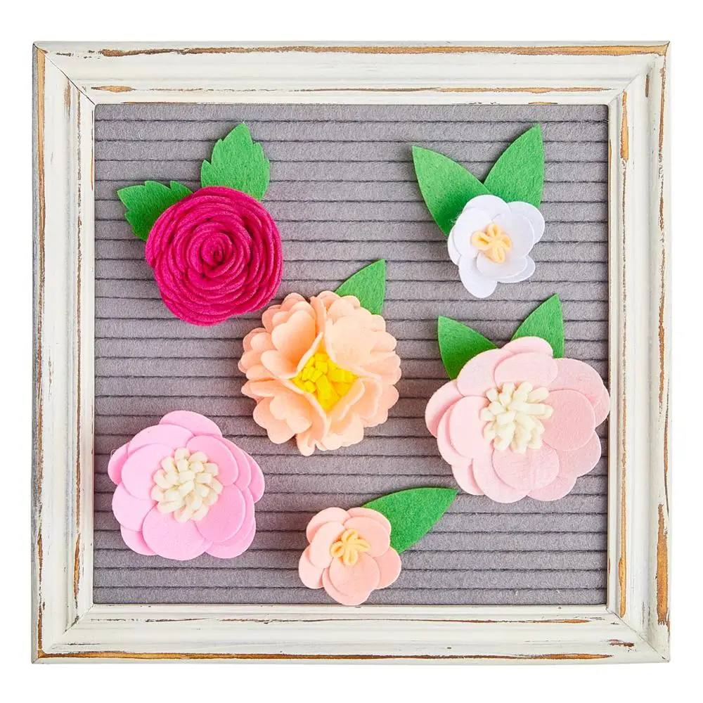 Доска для сообщений изменяемое украшение цветы доски сделай сам цветной войлок