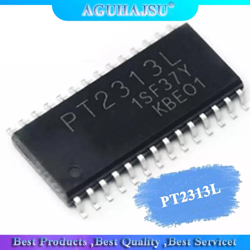 5 шт. PT2313L PT2313 SOP-28 SMD 4-канальный аудио Процессор IC новый оригинальный | Электронные