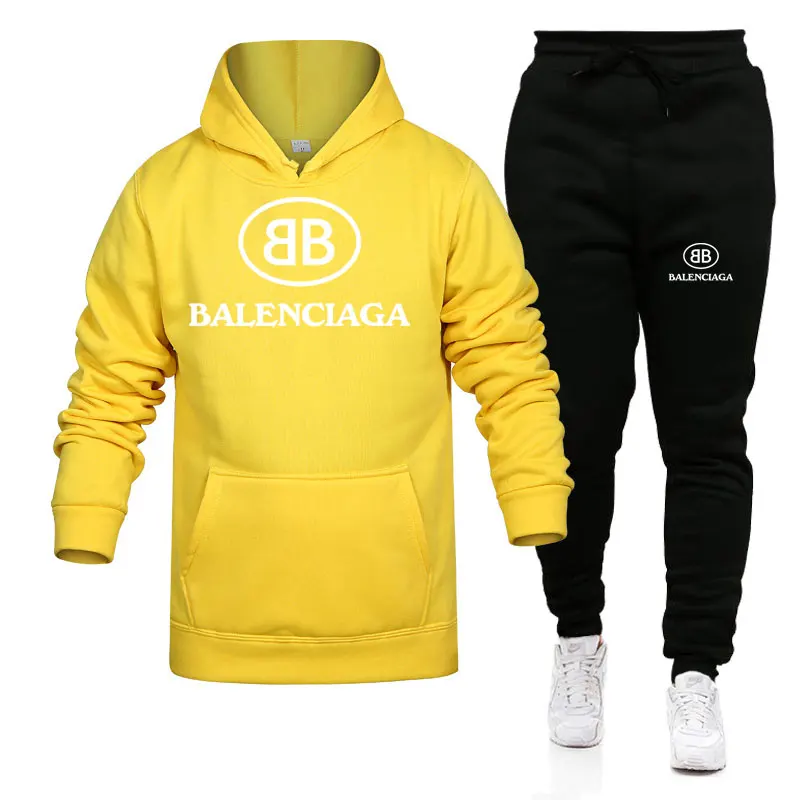 

2020 Autumn/Winter Casual Sports Hoodie, Men And Women Sweatshirt Hoodie + Sweatpants Fashion Casual Sports Track Wear
