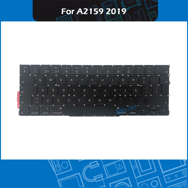 

2019 Year Laptop Portuguese Layout Keyboard For Macbook Pro Retina 13" A2159 Keyboard Replacement EMC 3301