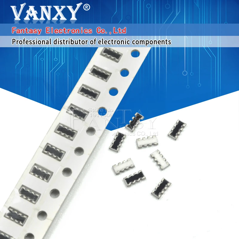 200 шт. SMD изоляция 0603 8P4R 2*4P 4 7 K 4K7 Ом сетевая резисторная матрица | Электронные