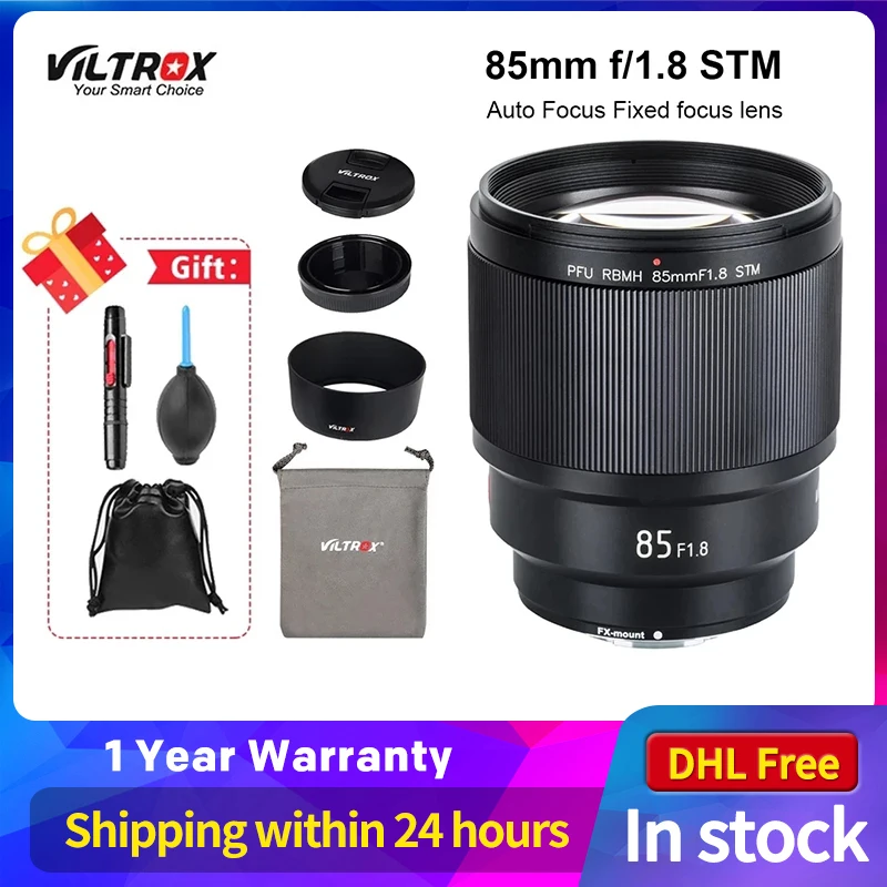 VILTROX 85mm f/1 8 STM автофокусом объектив с фиксированным фокусным расстоянием F1.8 для