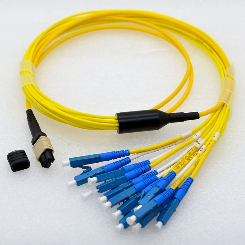 1pcs MPO-LC Optic Fiber Jumper 10 Gigabit Single-Mode 12-Core 40G Fiber jumper Module Connector MTP Fiber Switch Cable Special