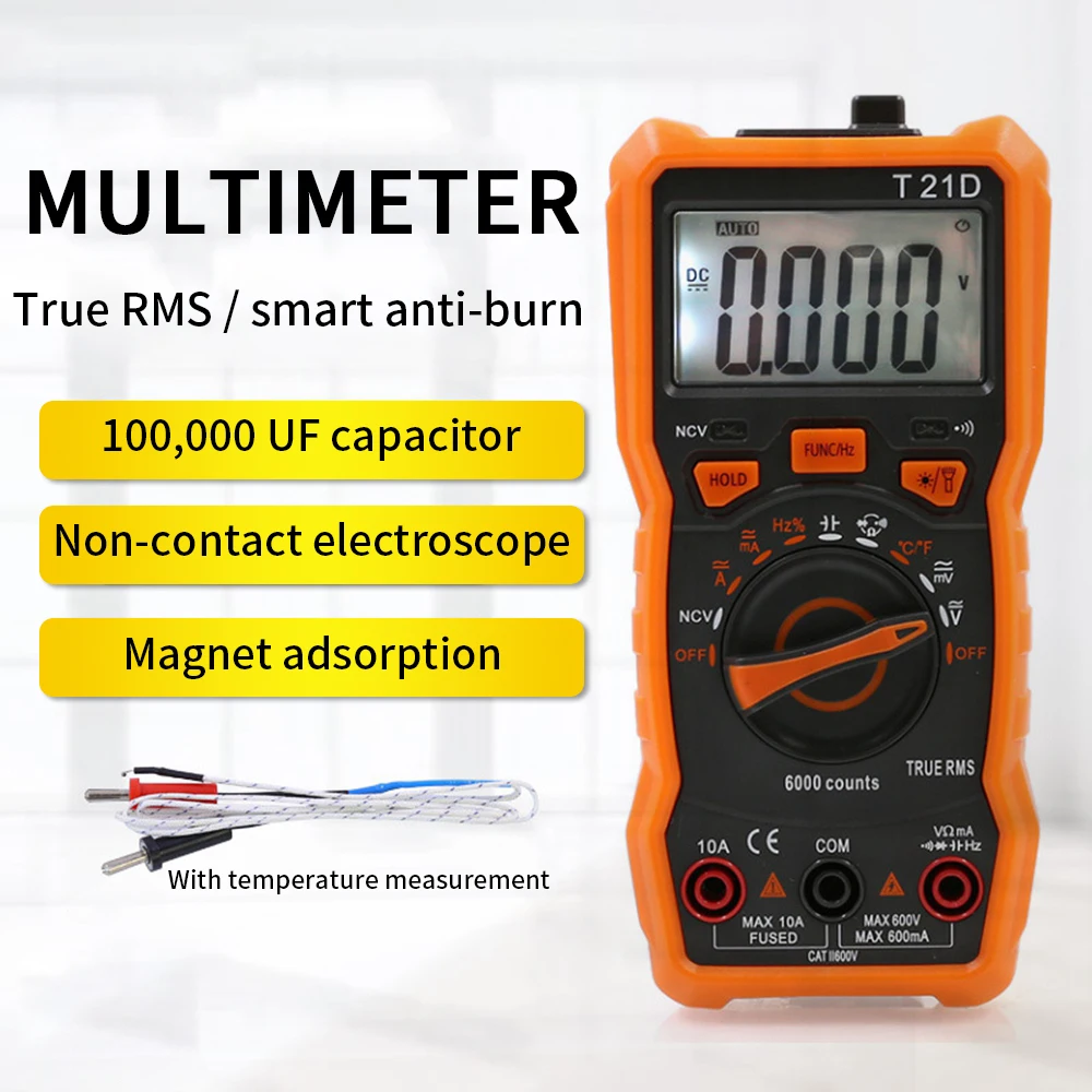 T21D мультиметр цифровой RM113D тестер digital multimeter esr метр транзисторов Мультиметр