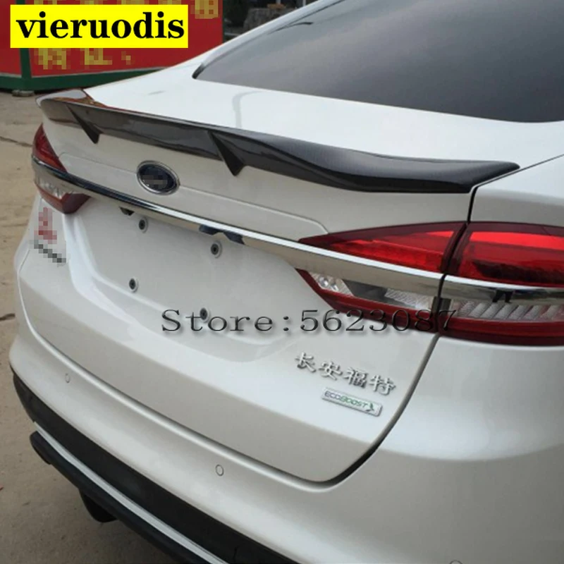 

For Ford Mondeo / Fusion auto parts new models FRP fiberglass Unpainted Rear Roof Spoiler Wing Trunk Lip Boot Cover Car Styling