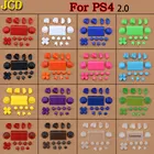 1 комплект, полный набор кнопок для PlayStation Dualshock 4 PS4 2,0, контроллер, джойстик R2 L2 R1 L1, кнопки запуска, игровые аксессуары