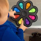 Спиннер фиджет Димпл Спиннер пузырь фиджет игрушка поп-Игрушка антистресс для взрослых снятие тревоги игрушки сенсорные сжимаемые цифры для детей