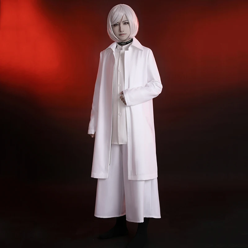 

Аниме Комикс акудама Вождение Косплей костюмы косплей острый Косплей Костюм Униформа одежда костюмы Белый Полный комплект длинный наряд Н...