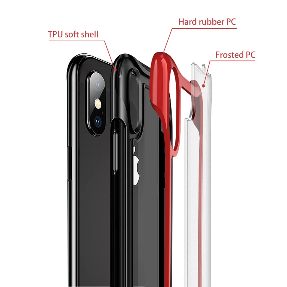 Роскошный прозрачный чехол для телефона iPhone 11 11Pro 7 plus 8 6 6s X XS Max XR матовый цветной