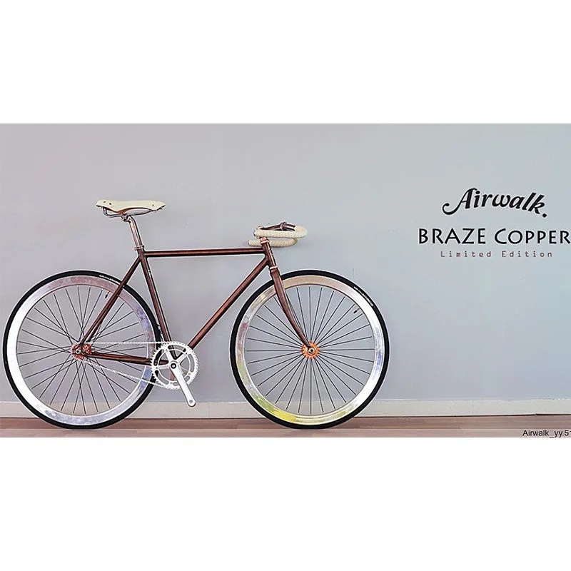 airwalk Dead fly bicycle 700c back riding limited edition bronze molybdenum steel retro racing running street vehicle | Инструменты