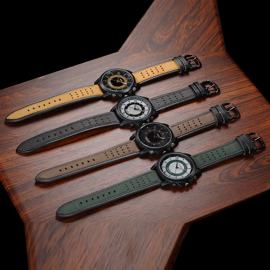 Фото SOKI Fashion Mens Wristwatch Big Dial Calendar High Quality Scrub Belt Alloy case Round Glass Men's Watch Military Наручные часы SOKI Fashion Mens Wristwatch Big Dial Calendar High Quality Scrub Belt Alloy case Round Glass Men's Watch Military Наручные часы