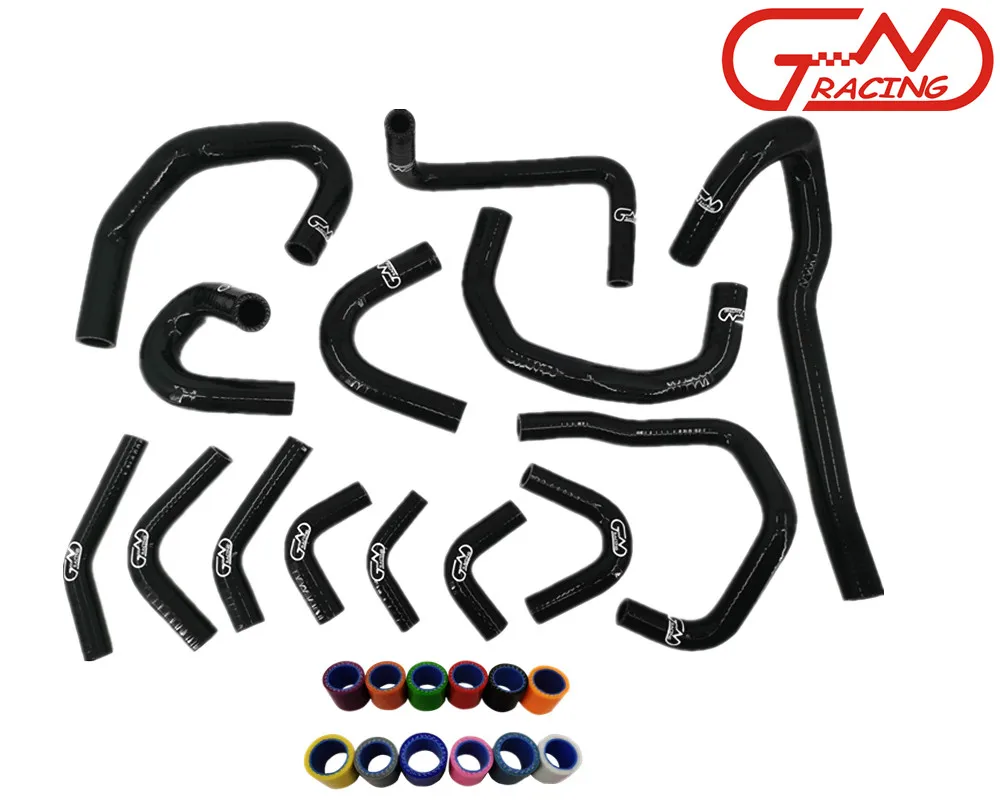 Комплект силиконовых шлангов радиатора совместим с Skyline GTR R33 R34 Rb26det Blue |