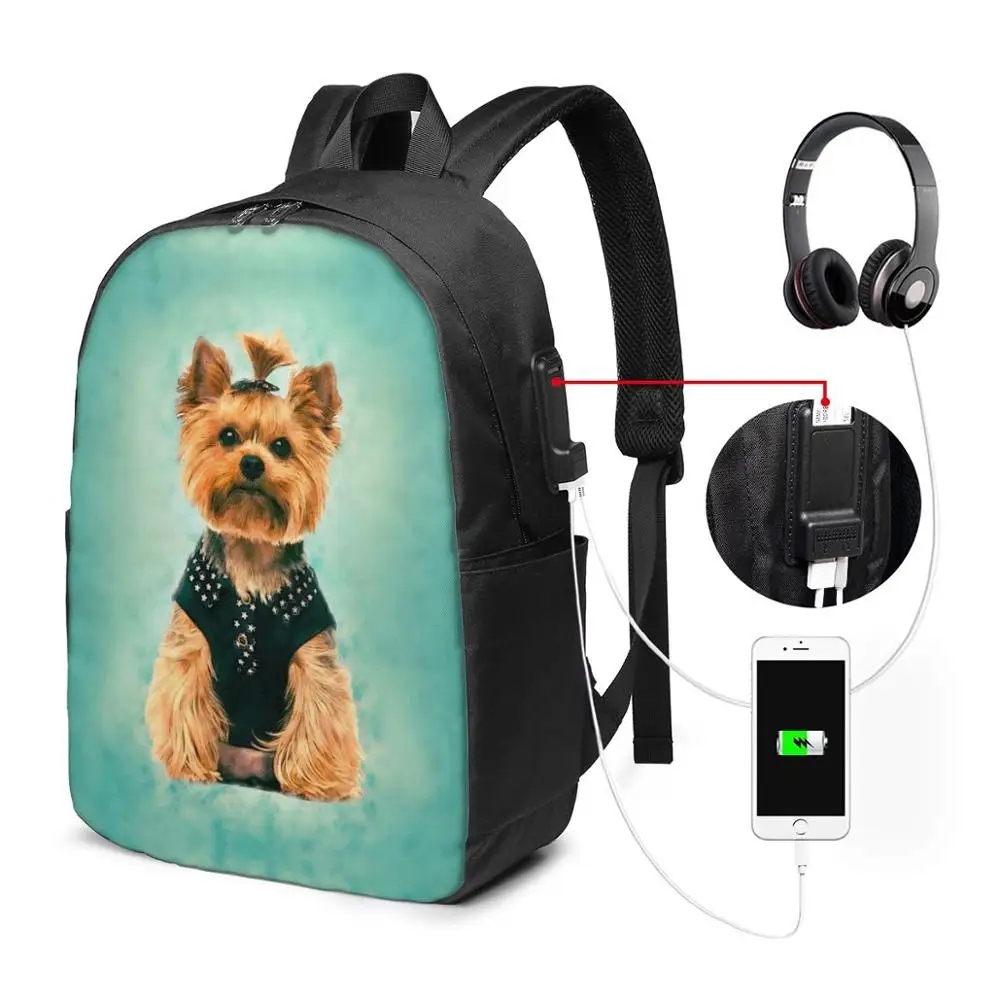 

Yorkshire Terrier Backpack Yorkshire Terrier Backpacks Trending Man - Woman Bag School Teenage Pattern Bags
