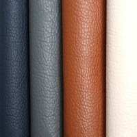 50x120cm litchi pu leatherette faux leather fabric synthetic for sewing bow bag brooches sofa car diy hademade material sheets