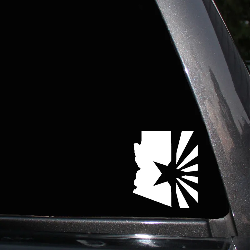 Индивидуальное украшение из Аризоны с флагом для Авто/бампера/окна виниловая