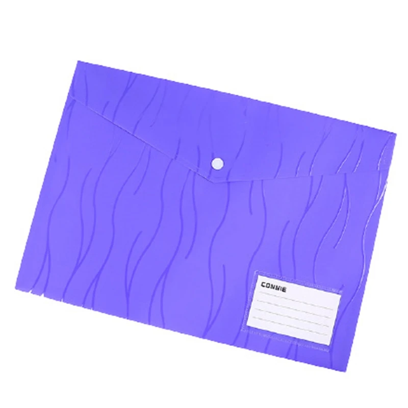 

Envelopes Poly Envelopes, 12 Pack Document Folders US Letter A4 Size File Envelopes with Label Pocket Snap Button