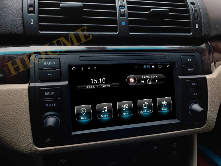 저렴한 안드로이드 10.0 자동차 멀티미디어 플레이어 GPS 네비게이션 라디오, BMW 3 시리즈 E46 318/320/325/330/335 M3 1998-2005 무선 카플레이