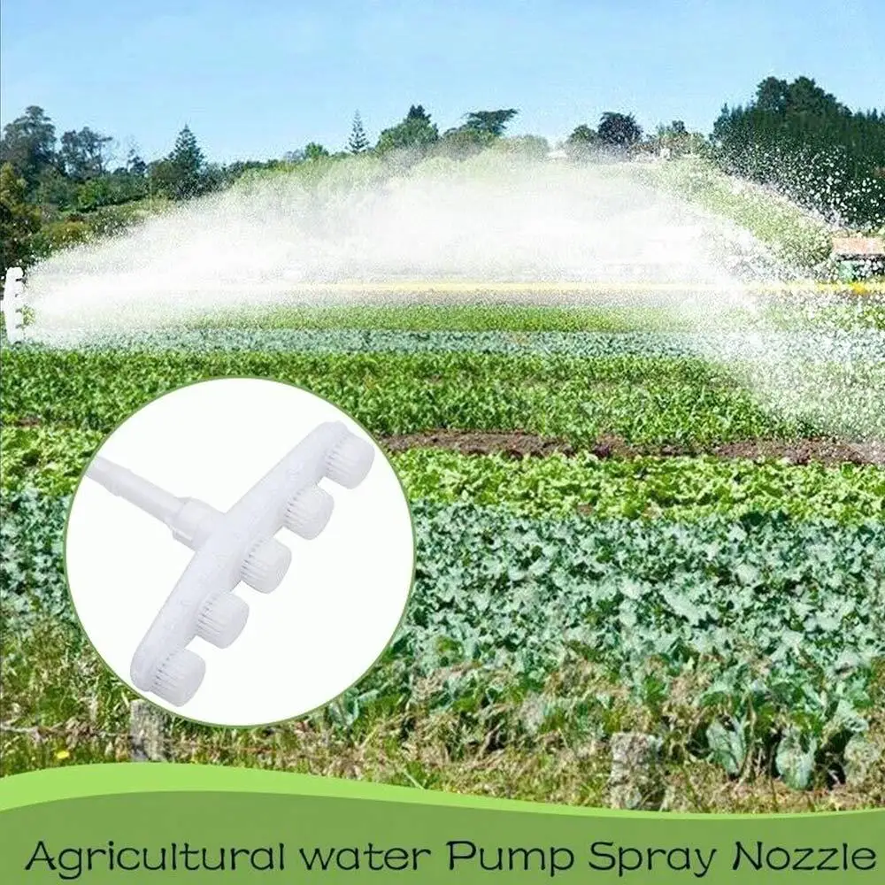 

4 Heads Irrigation Atomization Sprinkler Adapter Garden Spray Nozzle Multifunction Durable Adjustable Irrigation Nozzle Orchard