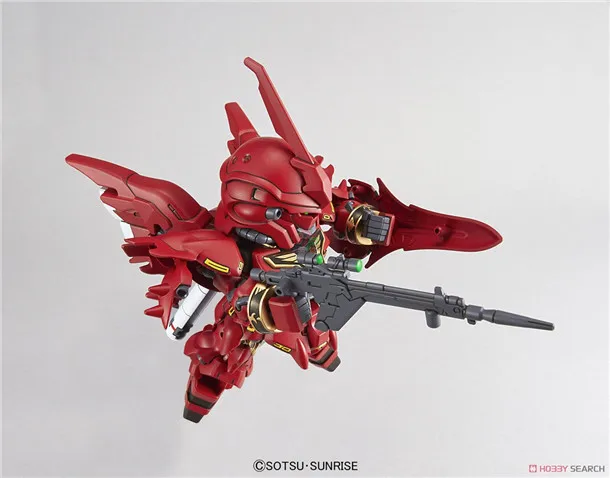 Оригинальные фигурки Bandai SD BB EX 013 Q Edition Sinanju Gundam в сборе фигурные игрушки модели