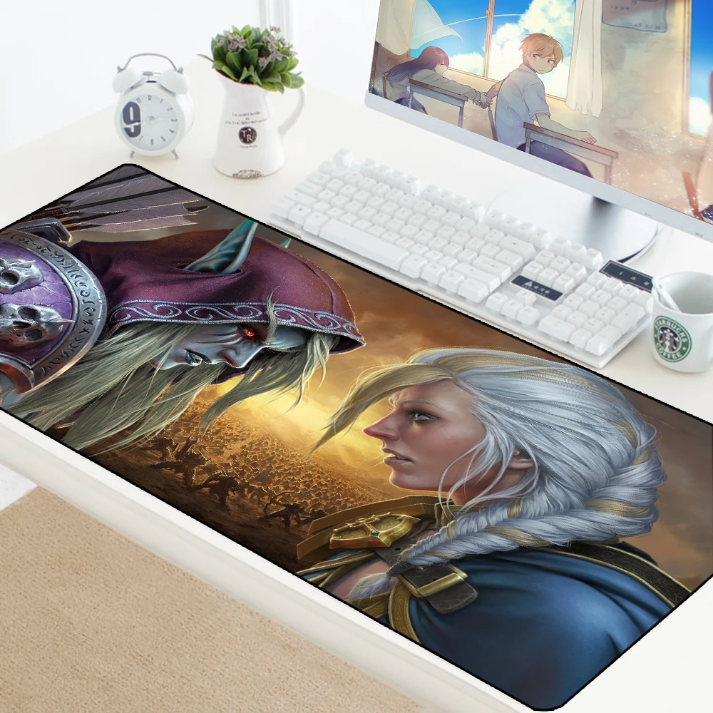 90x40cm sylvanas wow gaming mouse pad large xl fashion mouse mat world of warcraft mousepad for gamer laptop rubber notebook pad free global shipping