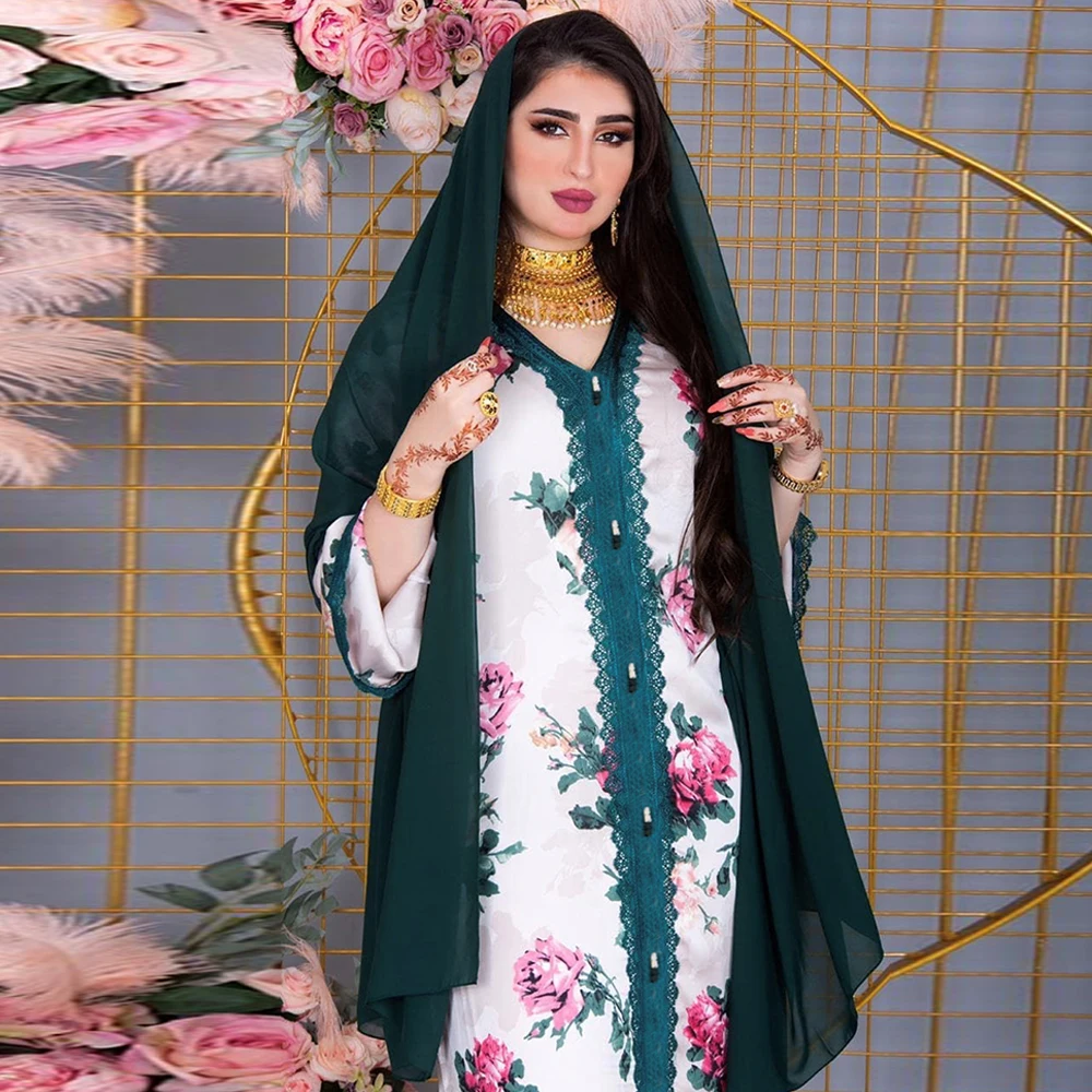 Abaya Дубай, Турция арабский хиджаб, мусульманское сатиновое платье, мусульманская одежда, вечерние платья, Abayas для женщин, женское платье