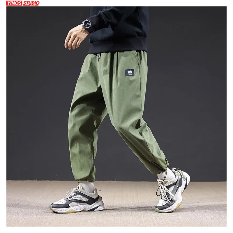 Дропшиппинг японские бегуны леггинсы брюки мужские однотонные прямые уличная