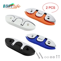 2pcslot 120mm sailboats flip up folding pull up cleat dock deck boat marine kayak hardware line rope mooring cleat accessories