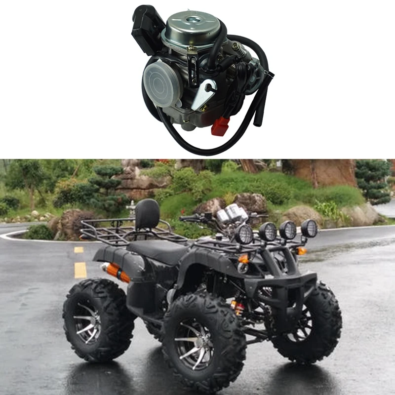 Карбюратор 24 мм GY6 ATV 125Cc 150Cc подходит для скутеров Kazuma Redcat Karts|Детали и аксессуары