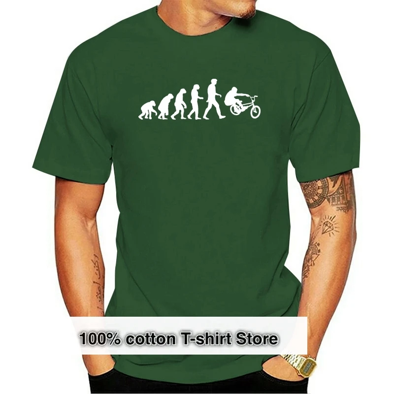 

2020 Hot sale Fashion Evolution of BMX Biker Rider Freestyle T-Shirt TShirt All Szs and Clrs Tee shirt
