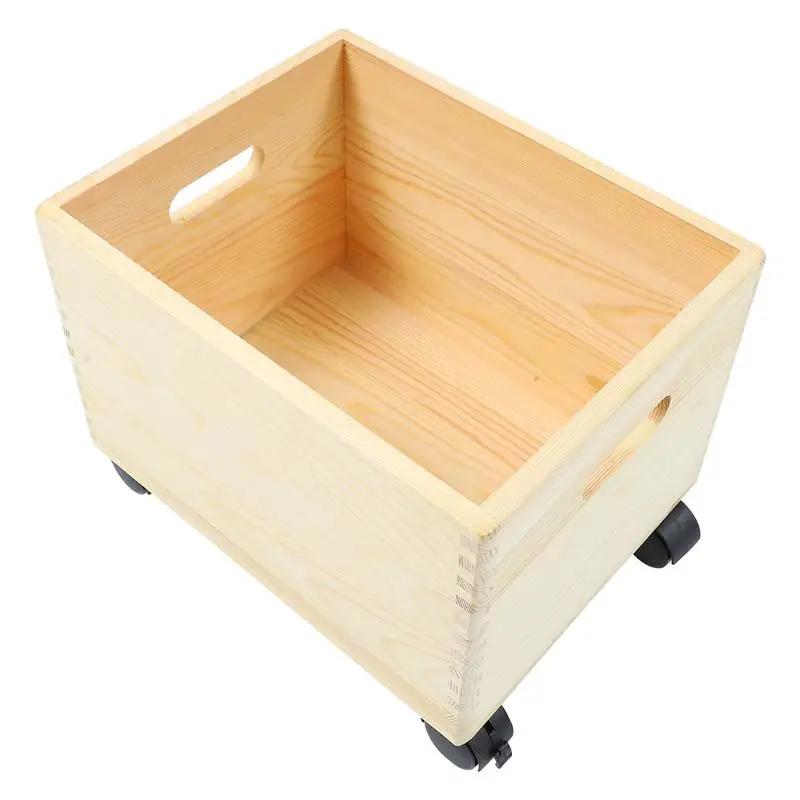 

1Pc Multi-functional Storage Box Sundries Holder Portable Wooden Storage Case