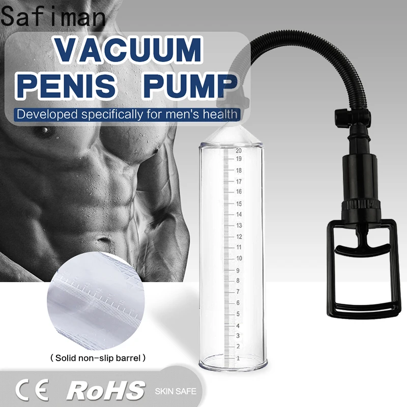 

Male Penis Pump Ring Silicone Sleeve Penis Extender Trainer Accessories Penis Erection Enlarger Exerciser Adult Sex Toys for Men