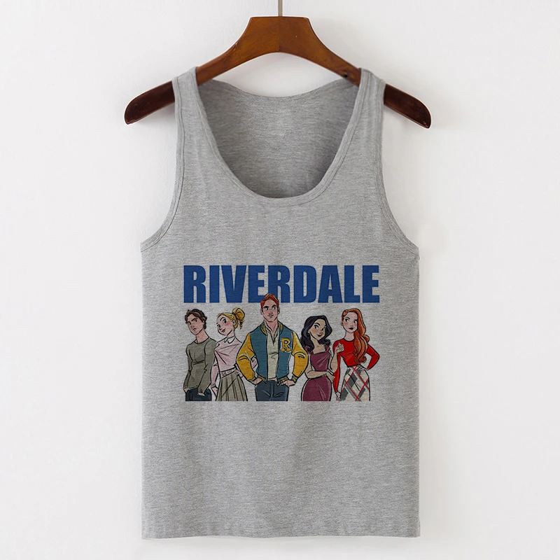 Новинка 2020 майка топы без рукавов Женская ревердейл Southside Serpent Harajuku змея южная