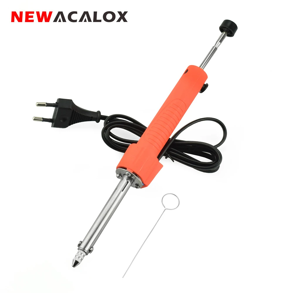 Электрический вакуумный припой NEWACALOX 36 Вт, вилка для ЕС/США, сварочный демонтажный насос/паяльник/инструмент для ремонта/удаление паяльной ручки - изображение
