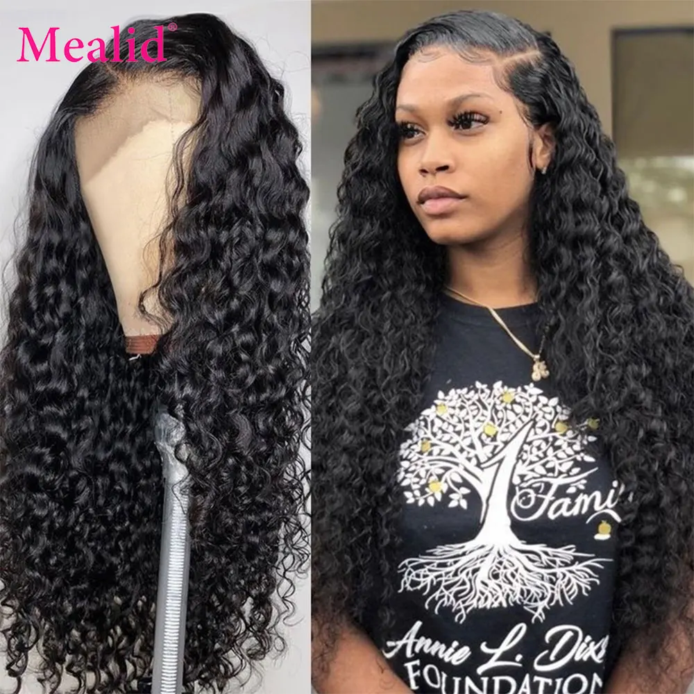 

13x4 Remy Deep Wave Frontal Wig Lace Front Human Hair Wigs For Women Wet And Wavy Human Hair Wig Curly Indian Deep Wave Wig