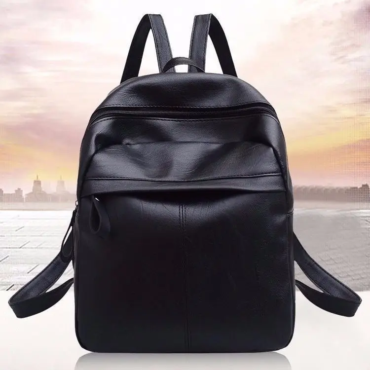 Женский рюкзак из искусственной кожи повседневные школьные сумки для девочек